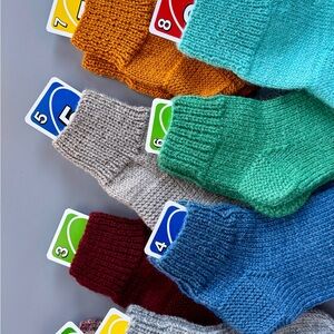 Handmade 100% wool socks. New.